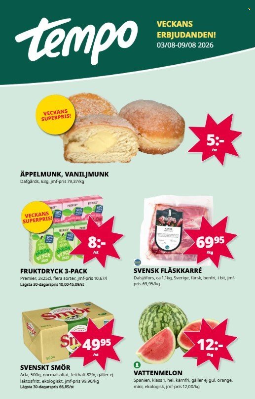 TEMPO reklamblad - T.o.m. måndag 03/08 2026