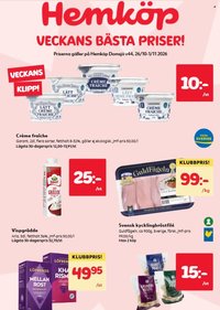 HEMKÖP reklamblad - T.o.m. måndag 26/10 2026