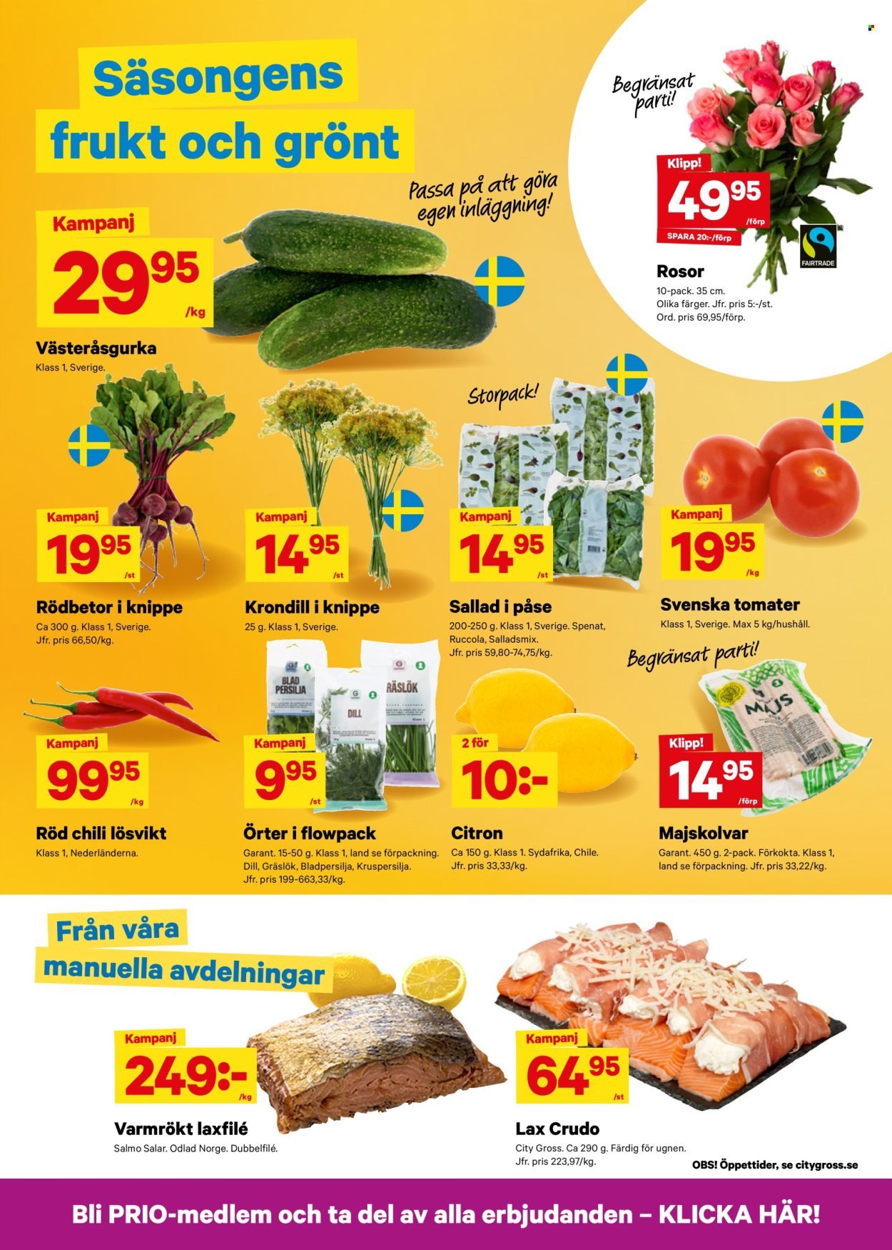 CITY GROSS reklamblad - T.o.m. måndag 03/08 2026