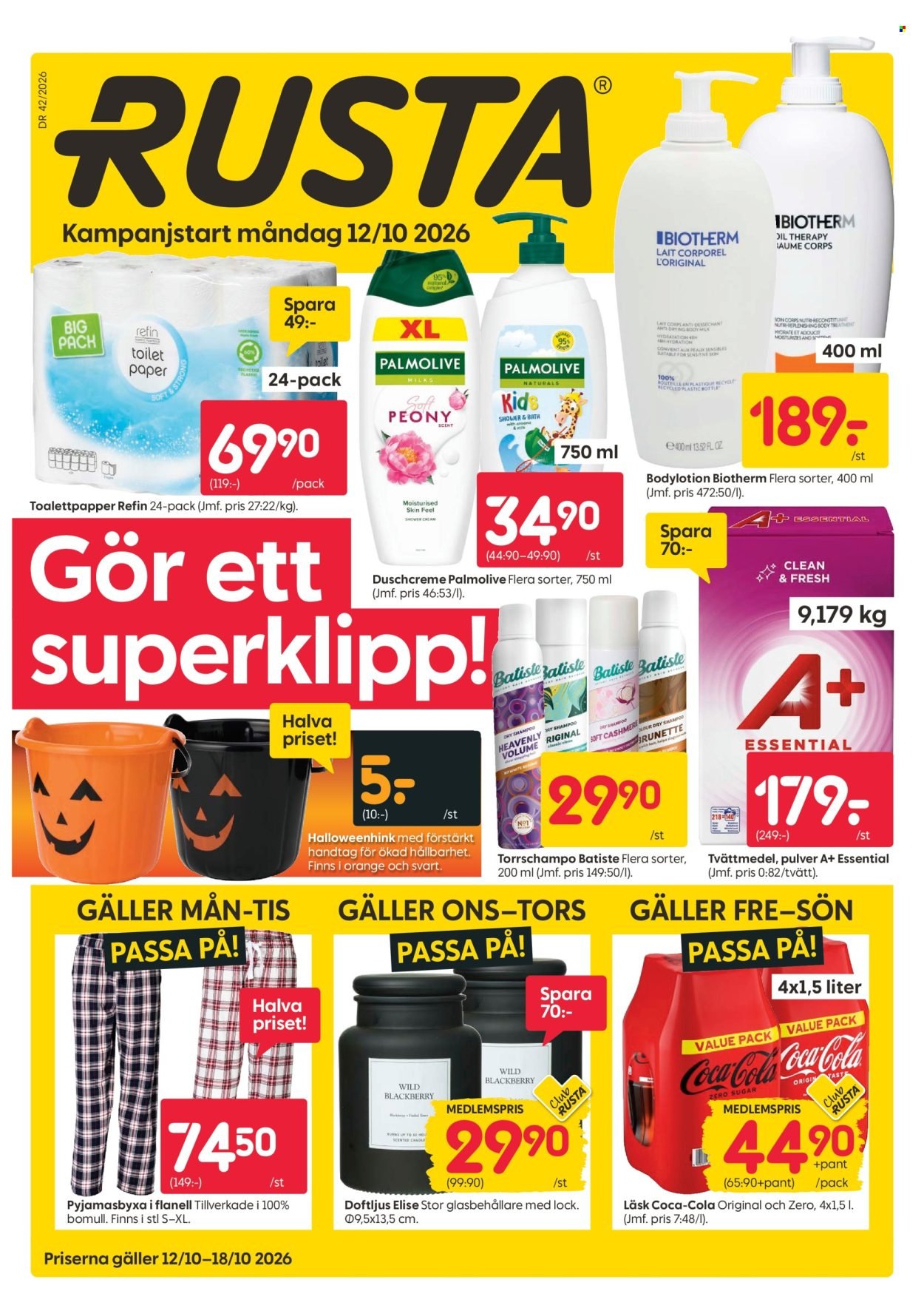 RUSTA reklamblad - T.o.m. måndag 12/10 2026