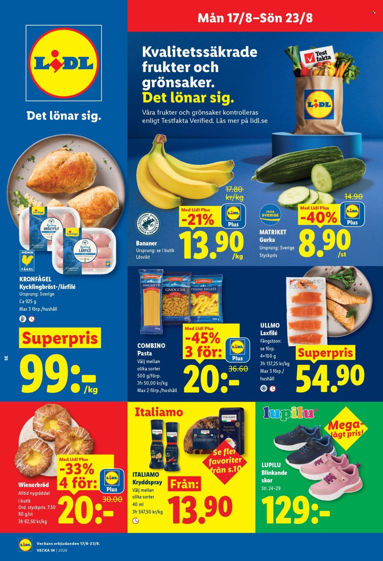 LIDL reklamblad - ERBJUDANDEN VECKA 34