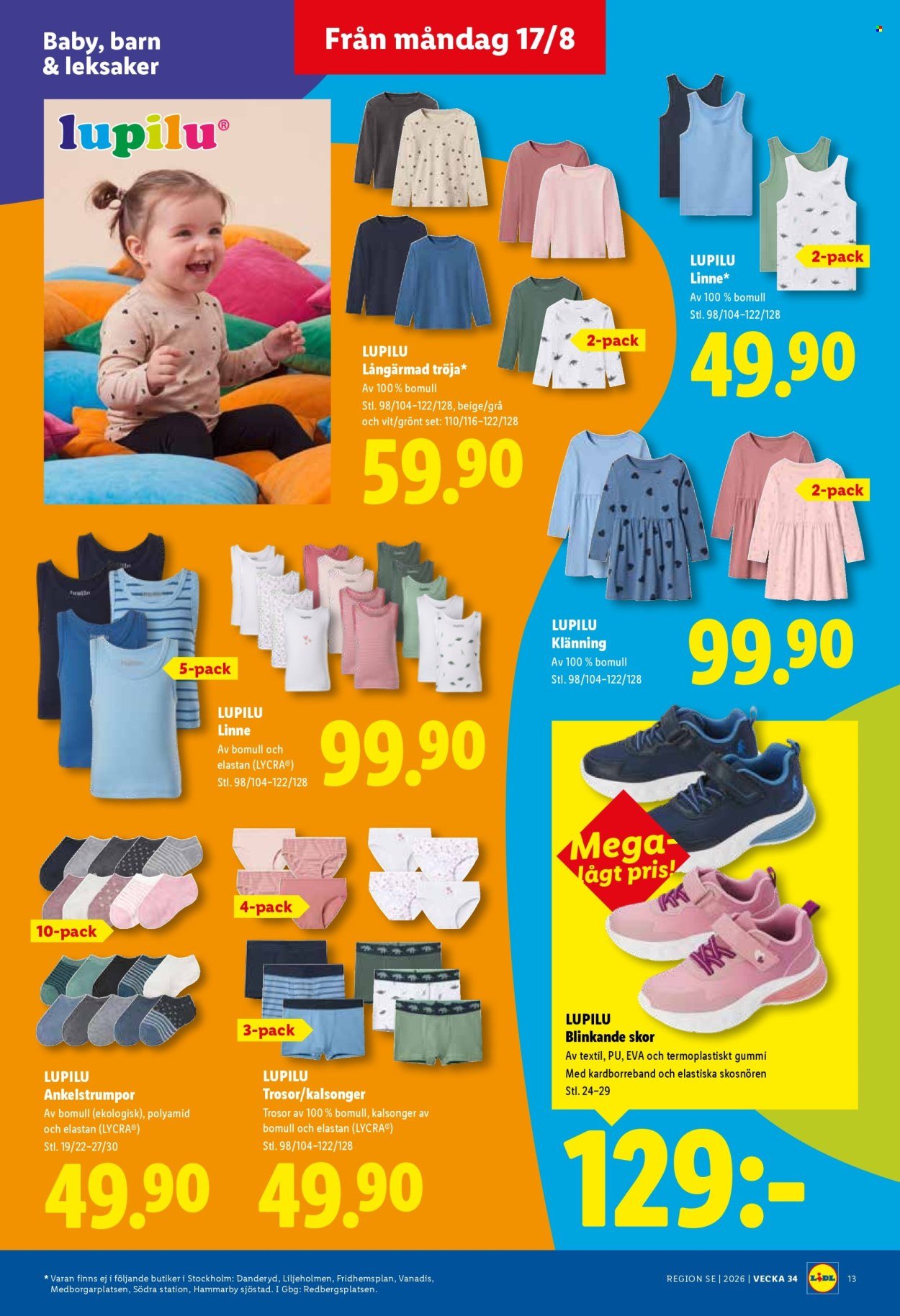 LIDL reklamblad - ERBJUDANDEN VECKA 34