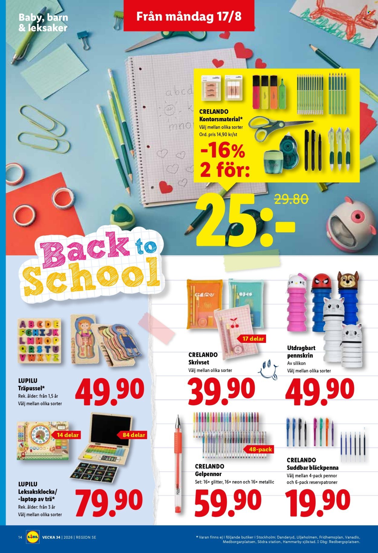 LIDL reklamblad - ERBJUDANDEN VECKA 34