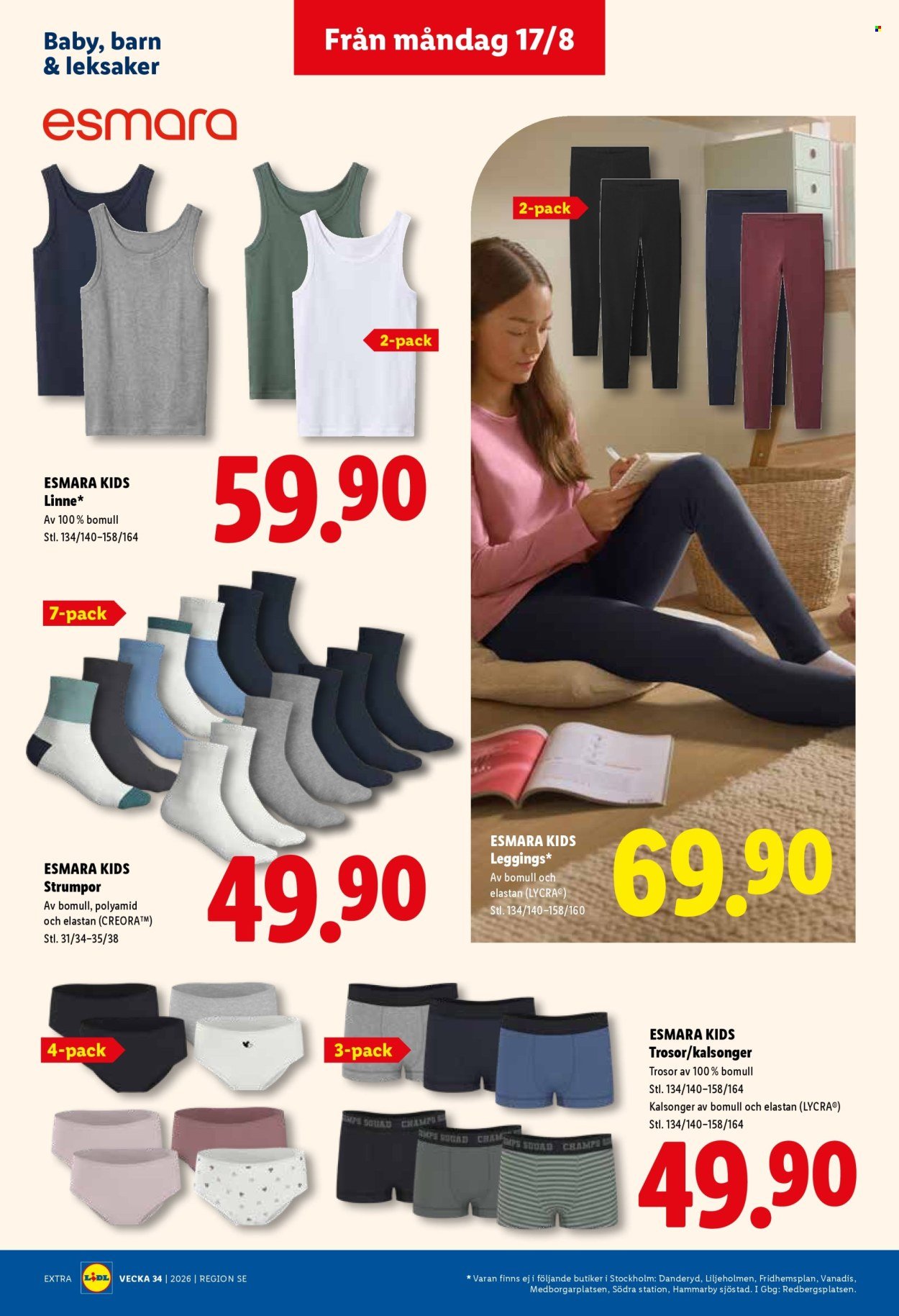 LIDL reklamblad - ERBJUDANDEN VECKA 34