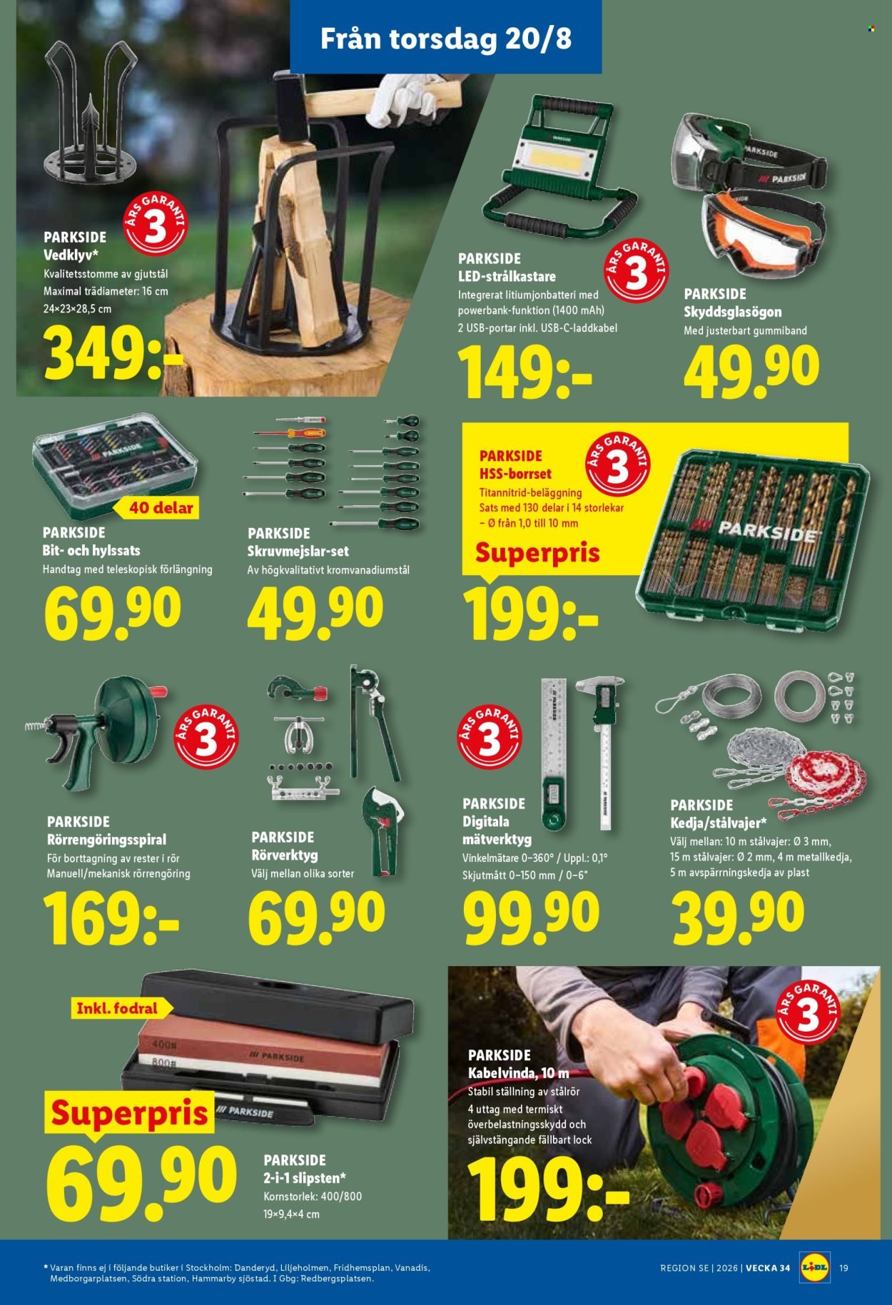 LIDL reklamblad - ERBJUDANDEN VECKA 34