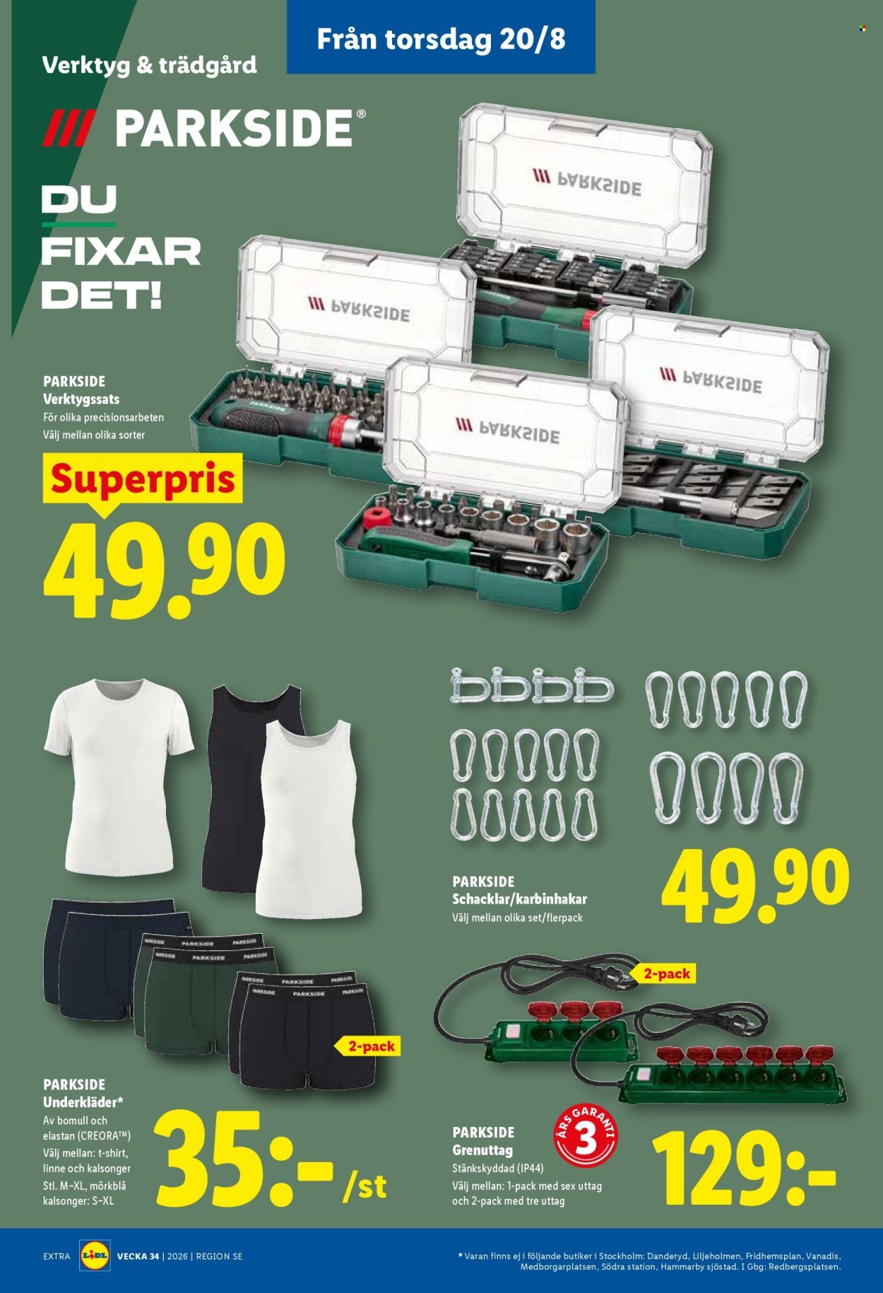 LIDL reklamblad - ERBJUDANDEN VECKA 34