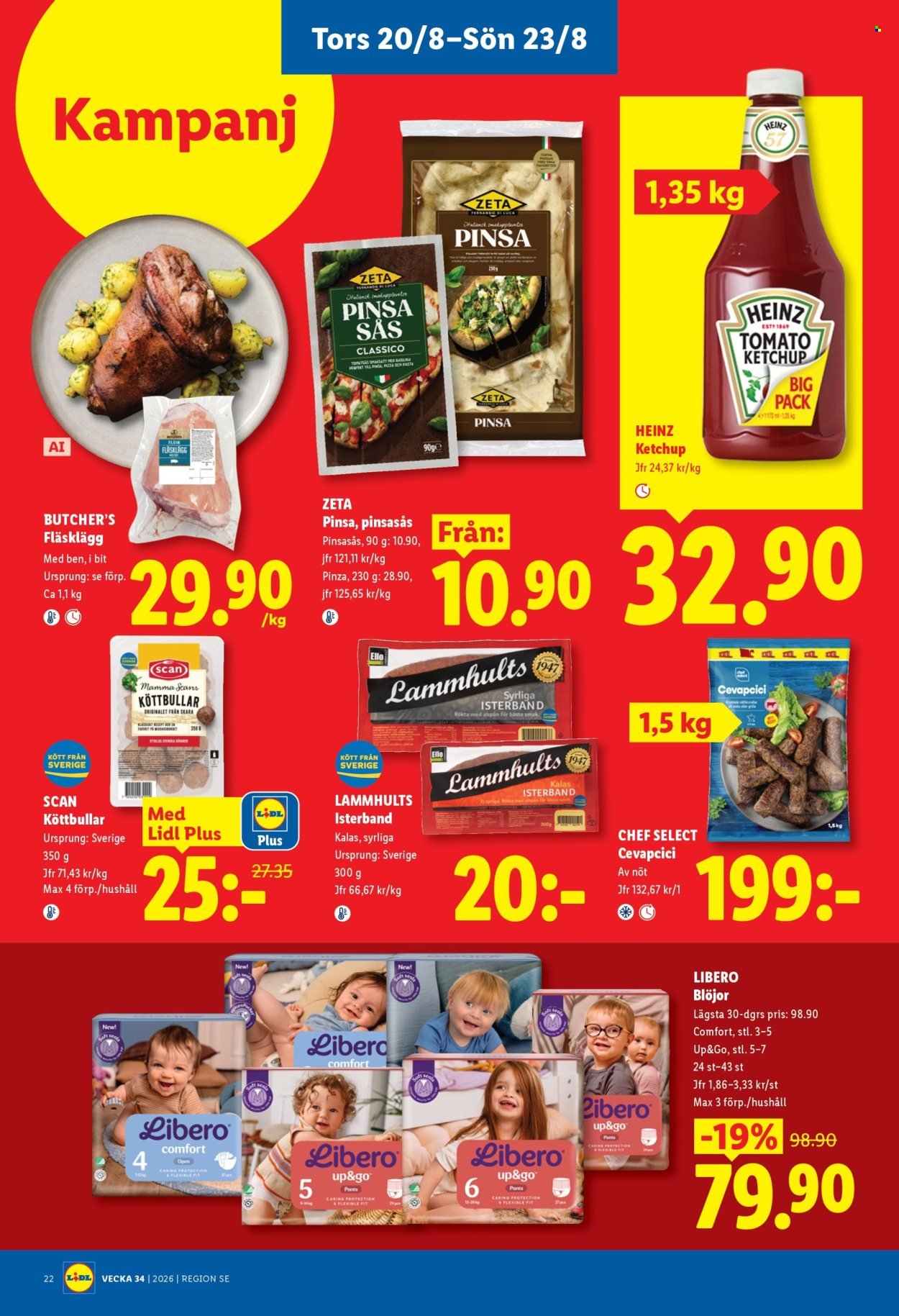 LIDL reklamblad - ERBJUDANDEN VECKA 34
