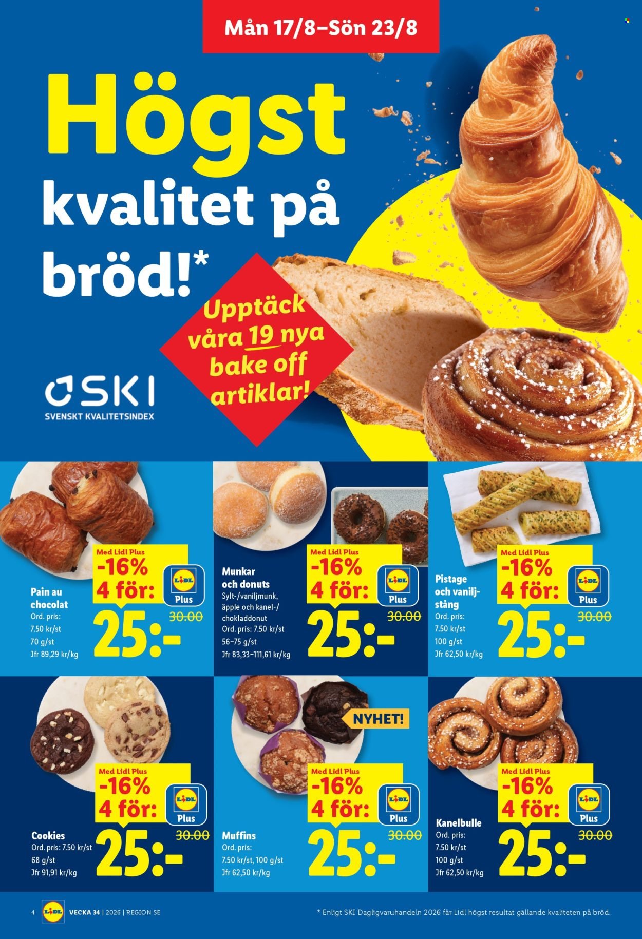 LIDL reklamblad - ERBJUDANDEN VECKA 34