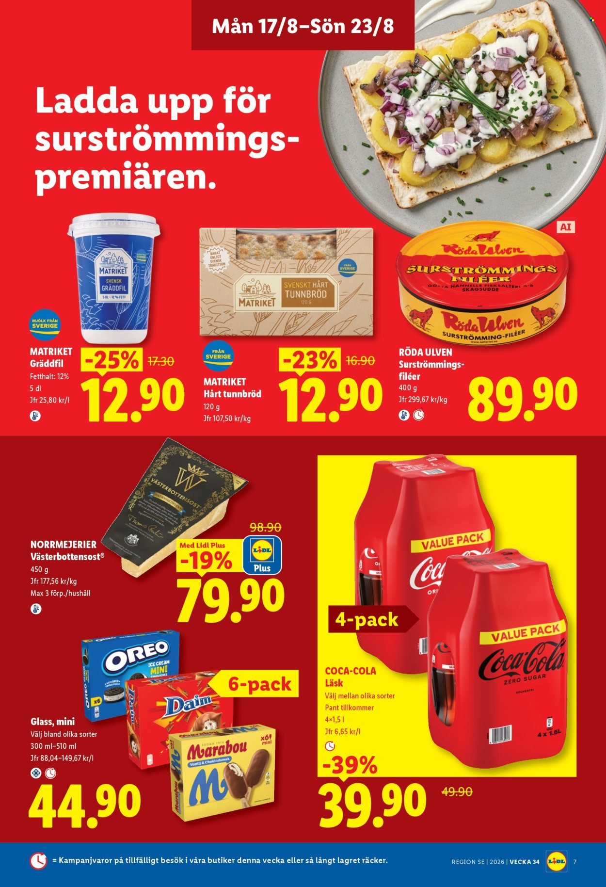 LIDL reklamblad - ERBJUDANDEN VECKA 34