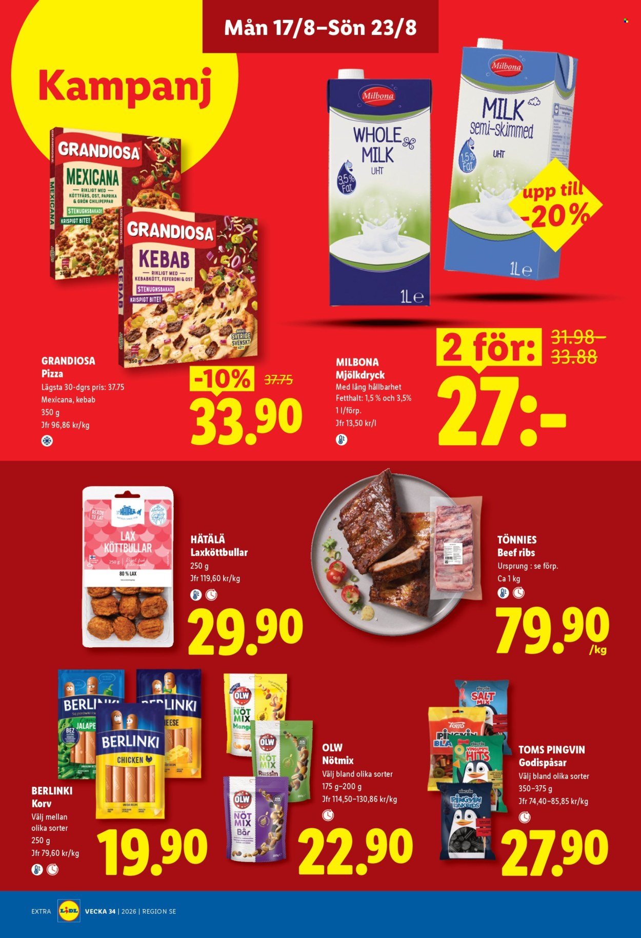 LIDL reklamblad - ERBJUDANDEN VECKA 34