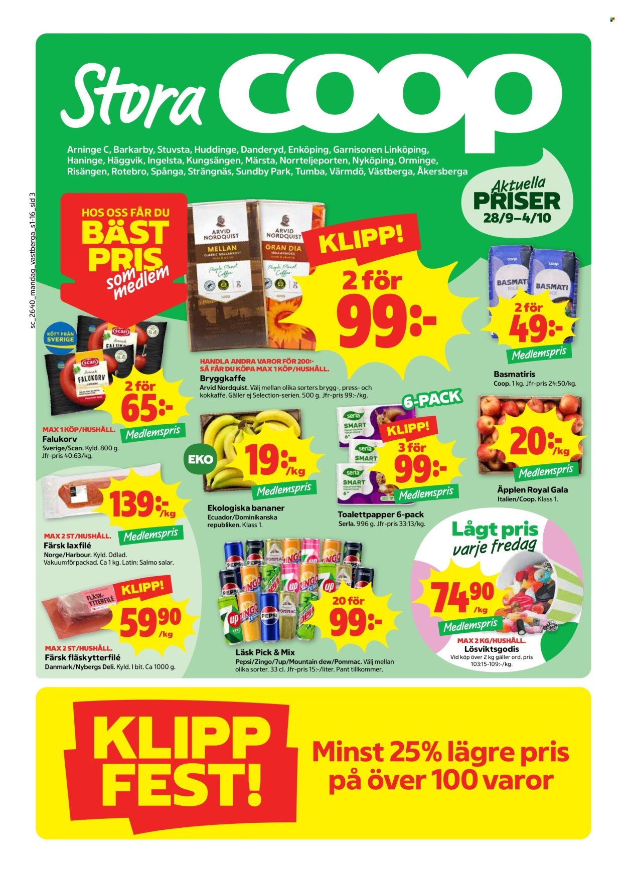 STORA COOP reklamblad - T.o.m. måndag 28/09 2026
