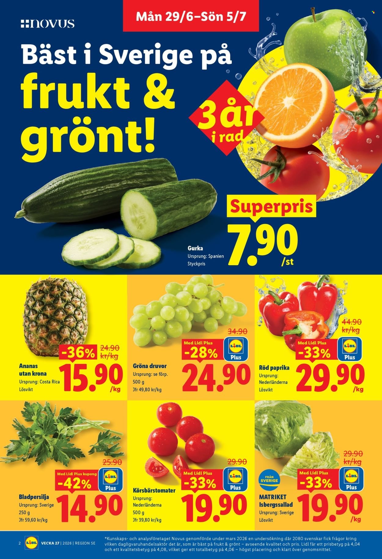 LIDL reklamblad - ERBJUDANDEN VECKA 27