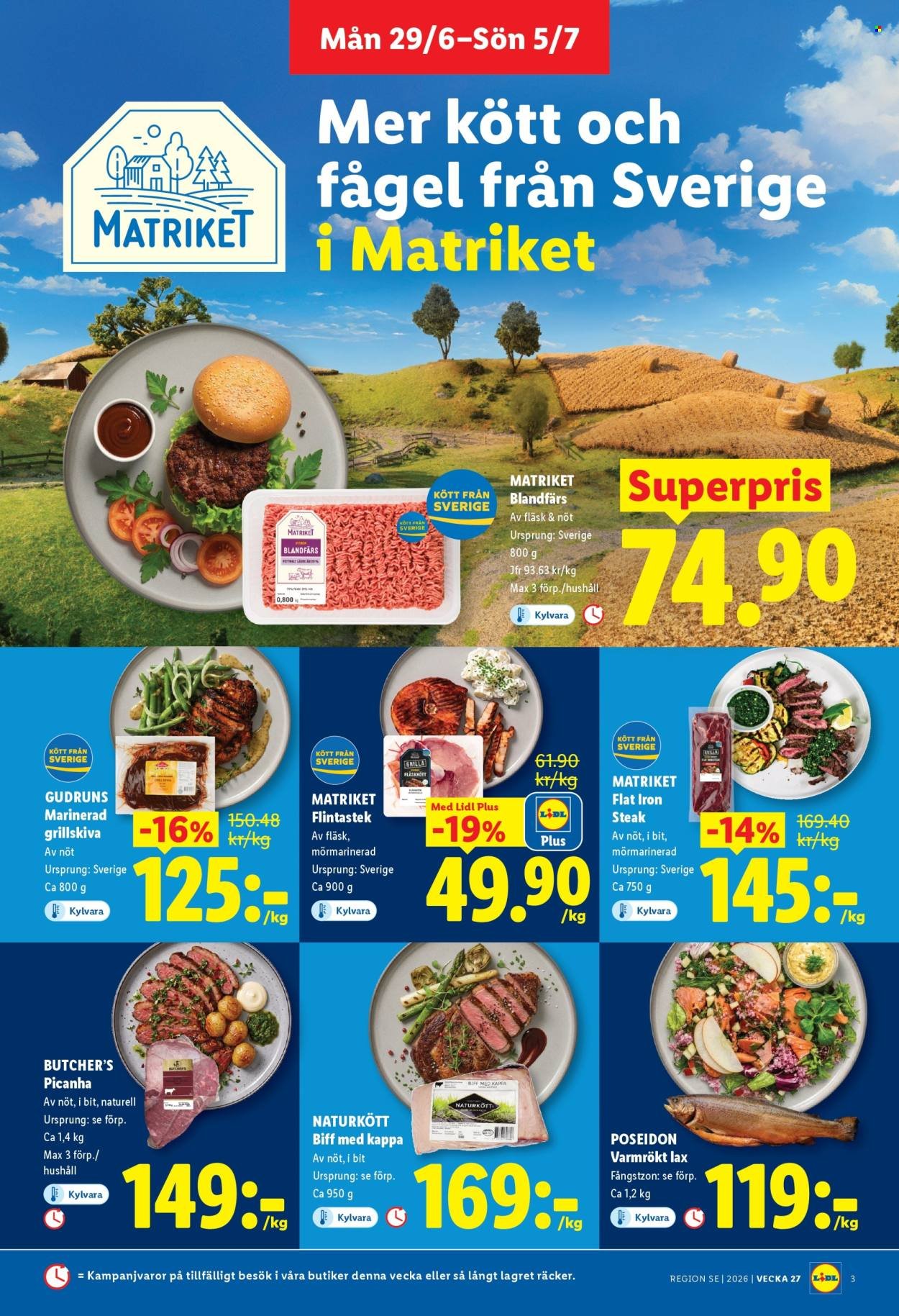 LIDL reklamblad - ERBJUDANDEN VECKA 27