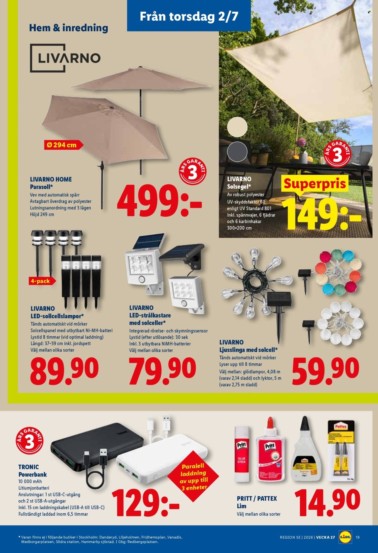 LIDL reklamblad - ERBJUDANDEN VECKA 27