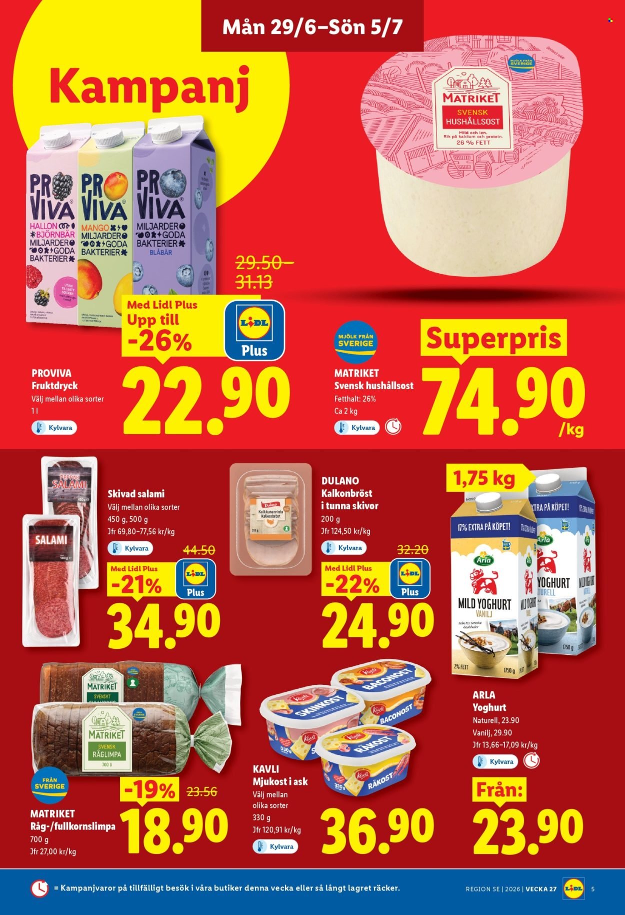 LIDL reklamblad - ERBJUDANDEN VECKA 27