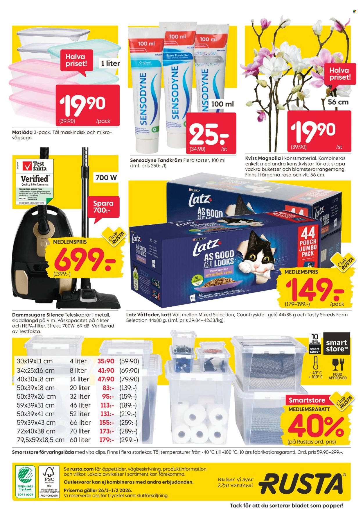 RUSTA reklamblad - T.o.m. måndag 26/01 2026
