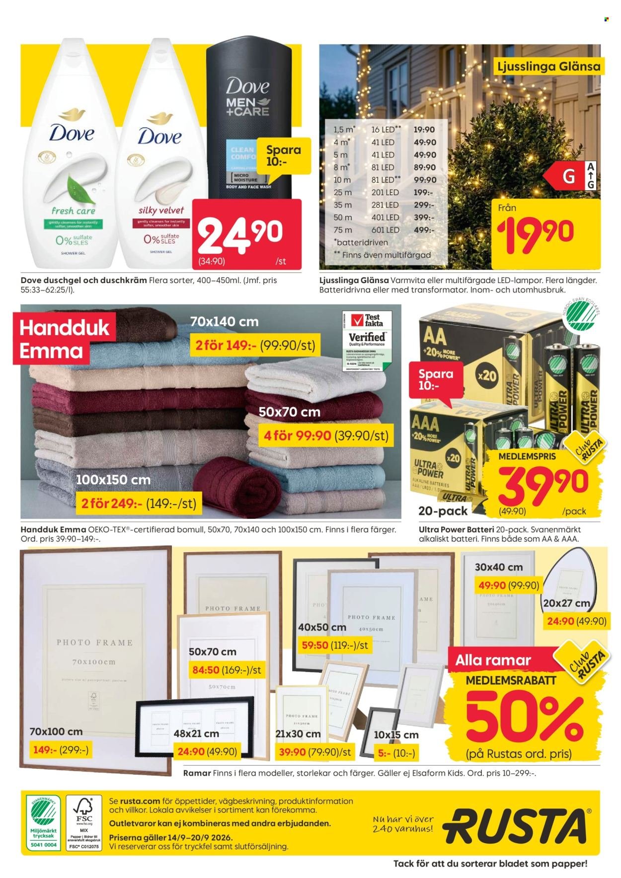 RUSTA reklamblad - T.o.m. måndag 14/09 2026