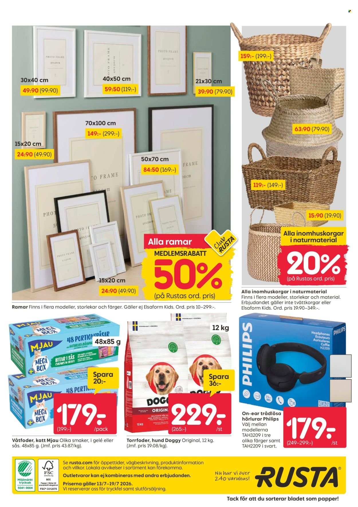RUSTA reklamblad - T.o.m. måndag 13/07 2026
