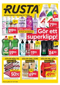 RUSTA reklamblad - T.o.m. måndag 13/07 2026