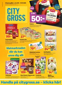CITY GROSS reklamblad - T.o.m. måndag 05/10 2026
