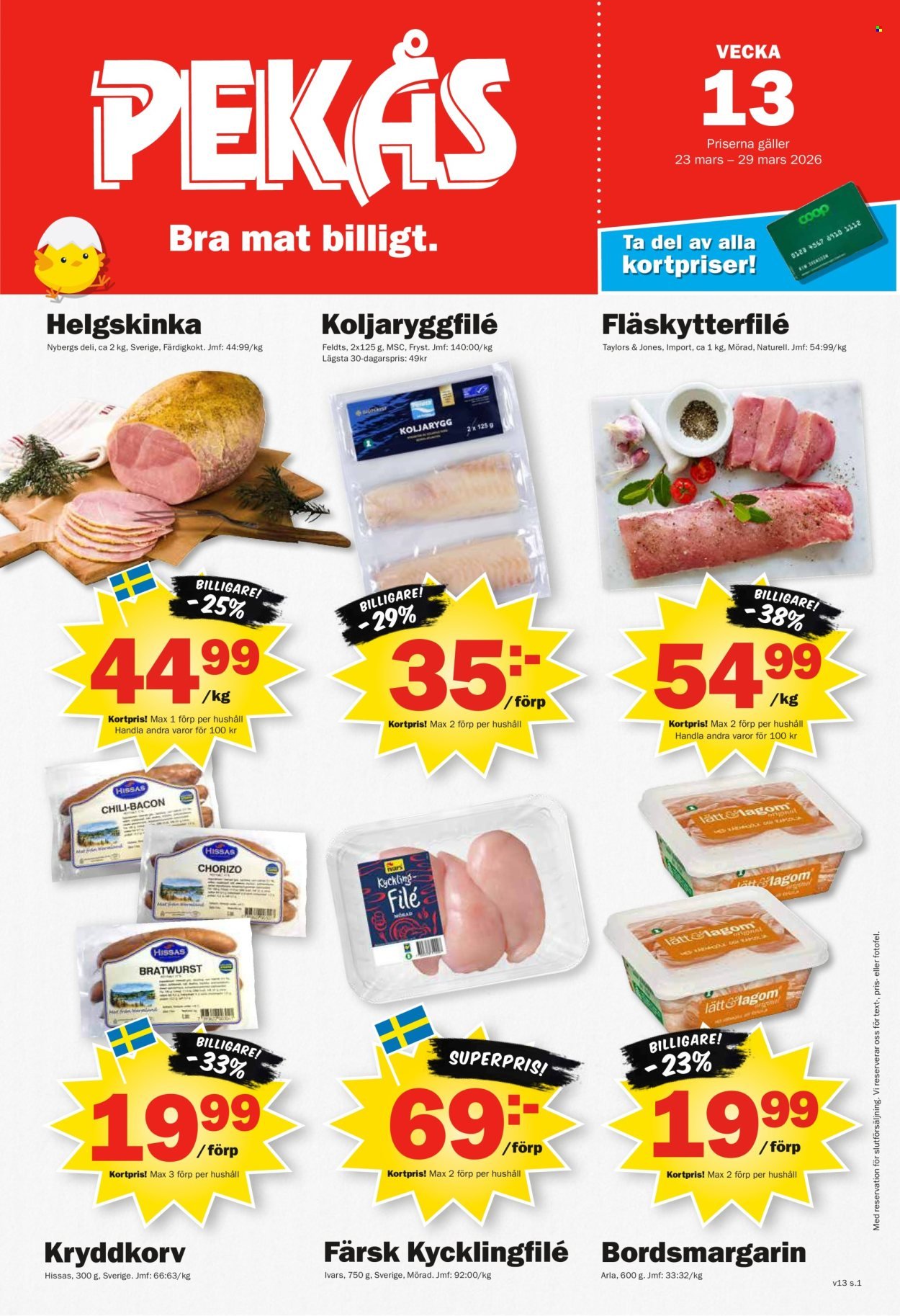 PEKÅS reklamblad - T.o.m. måndag 23/03 2026