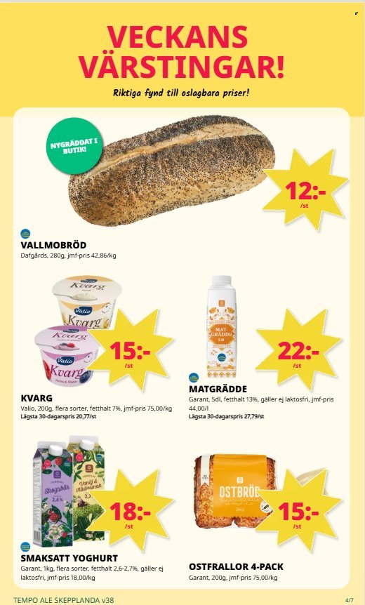TEMPO reklamblad - T.o.m. måndag 14/09 2026