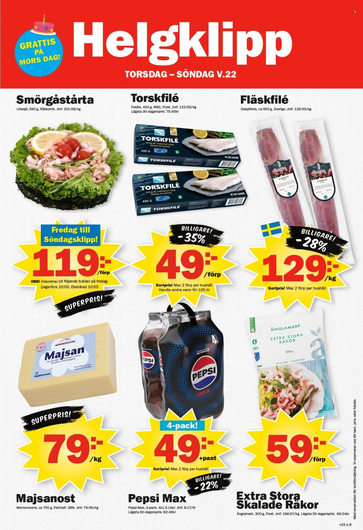 PEKÅS reklamblad - T.o.m. måndag 25/05 2026