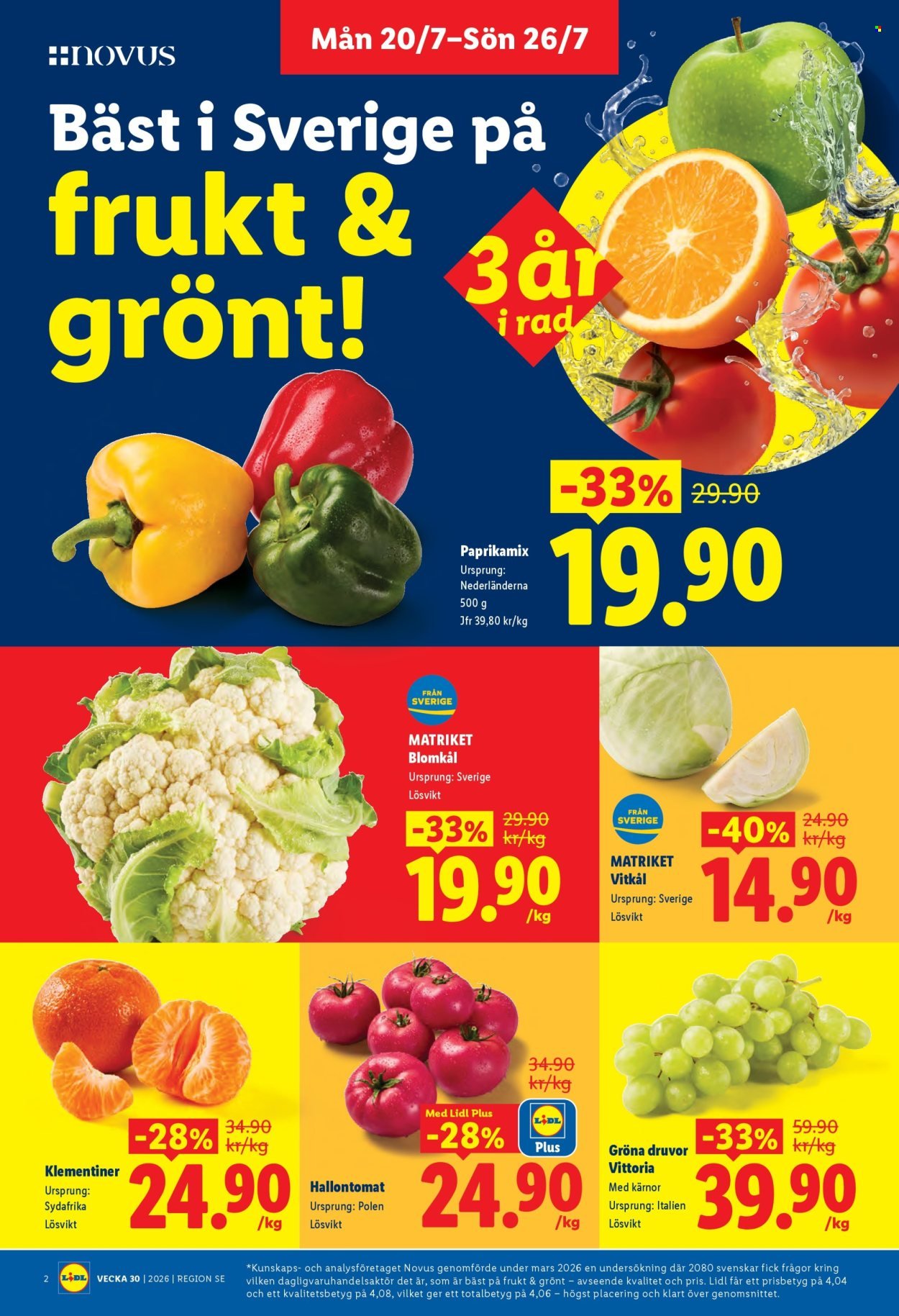 LIDL reklamblad - ERBJUDANDEN VECKA 30