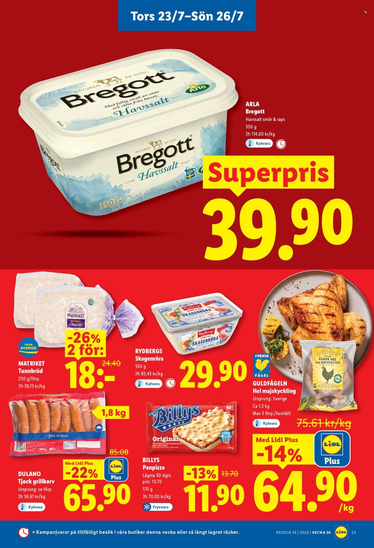 LIDL reklamblad - ERBJUDANDEN VECKA 30