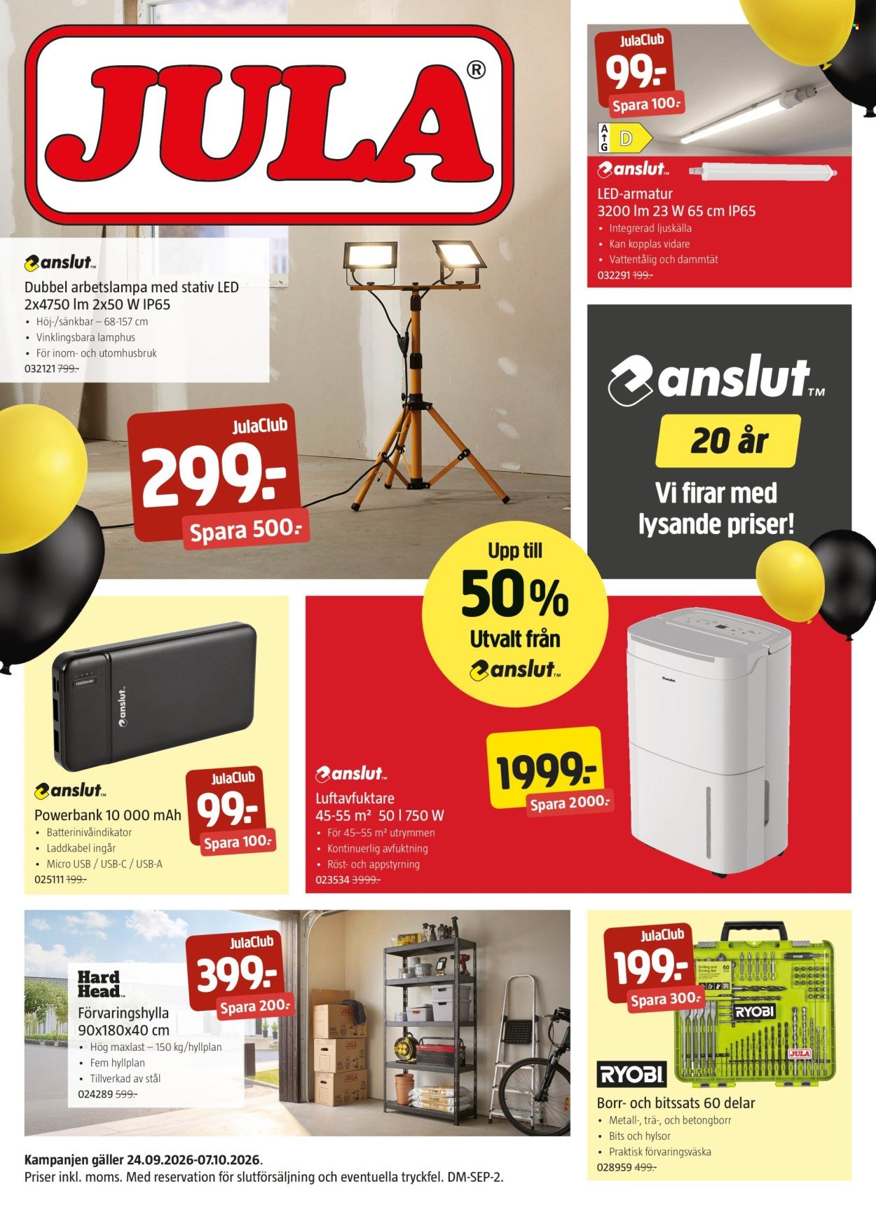 JULA reklamblad - T.o.m. torsdag 24/09 2026