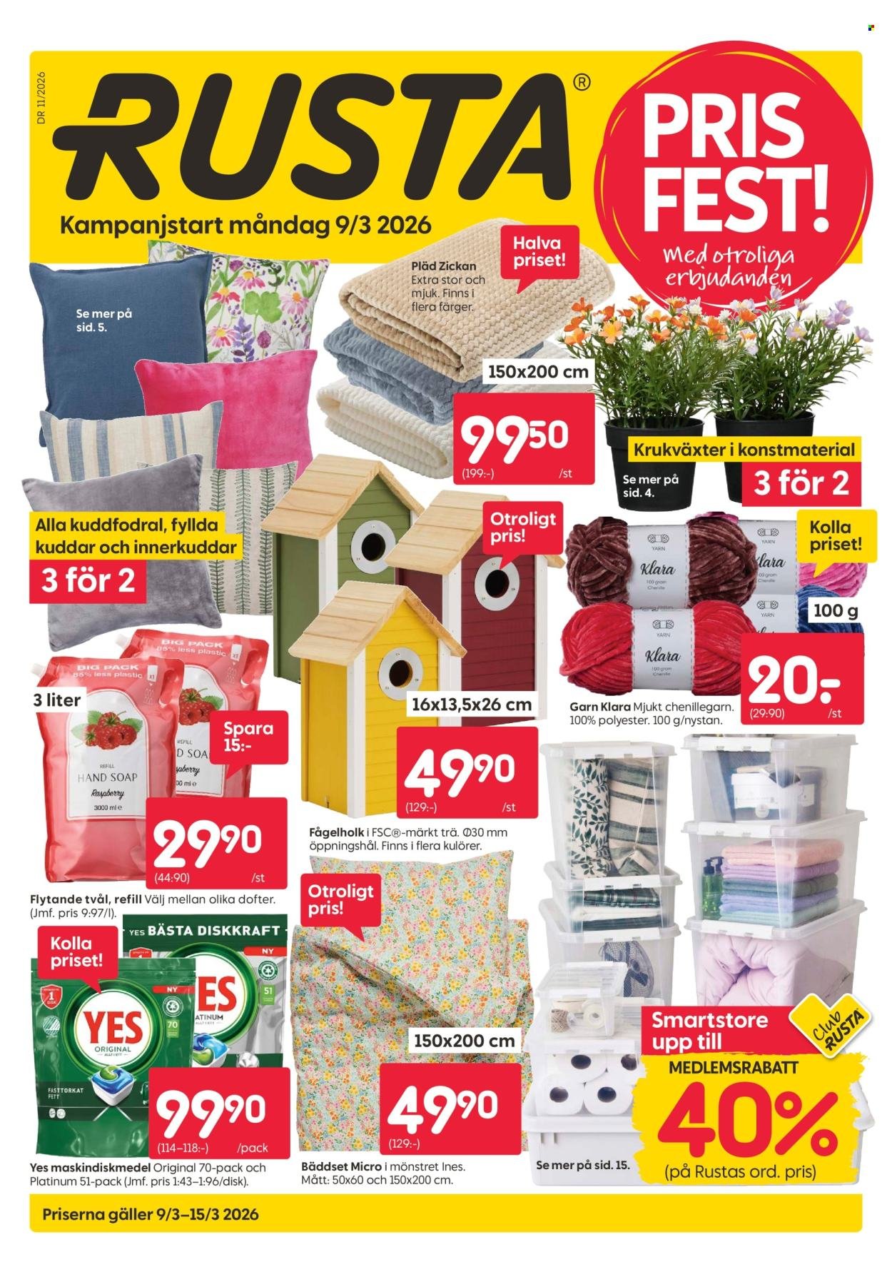 RUSTA reklamblad - T.o.m. måndag 09/03 2026