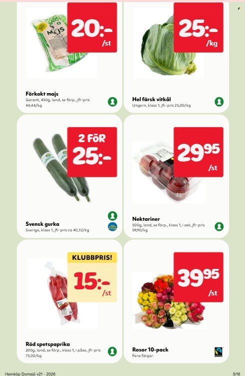 HEMKÖP reklamblad - T.o.m. måndag 18/05 2026