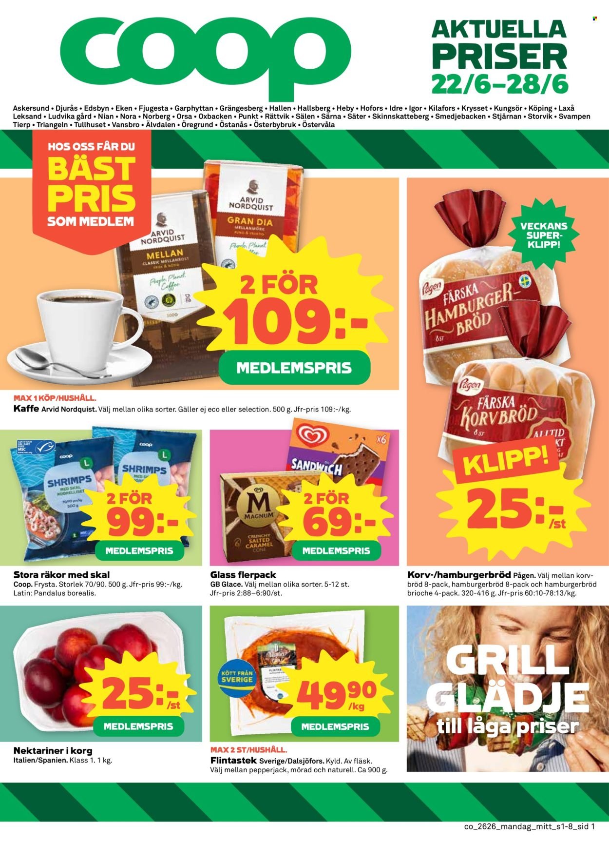 COOP reklamblad - T.o.m. måndag 22/06 2026