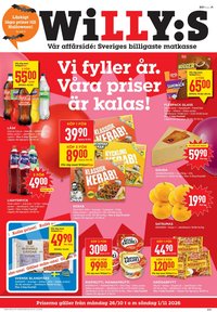 WILLYS reklamblad - T.o.m. måndag 26/10 2026
