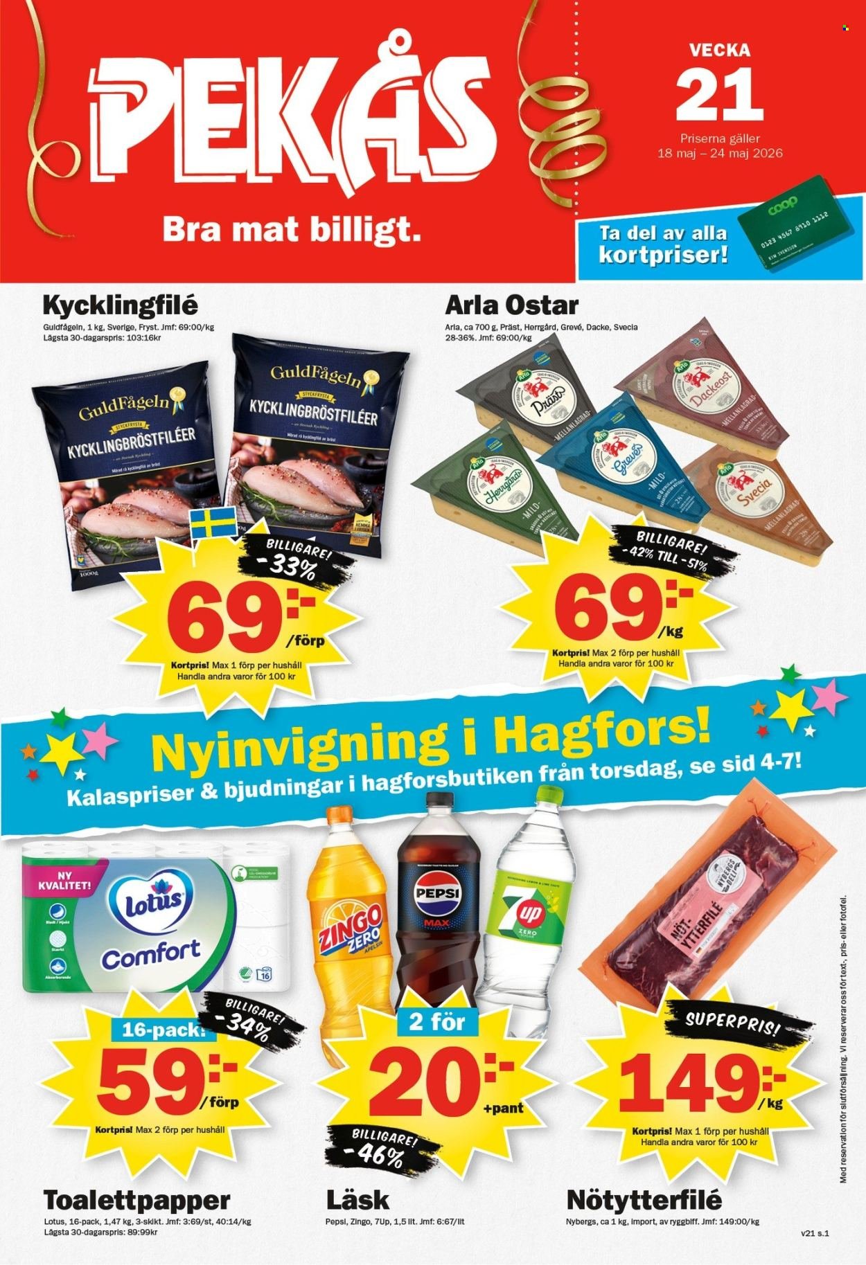 PEKÅS reklamblad - T.o.m. måndag 18/05 2026