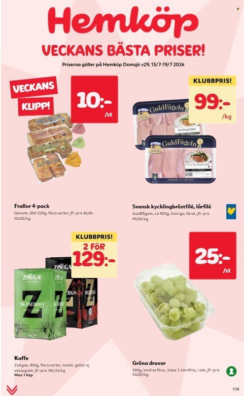 HEMKÖP reklamblad - T.o.m. måndag 13/07 2026