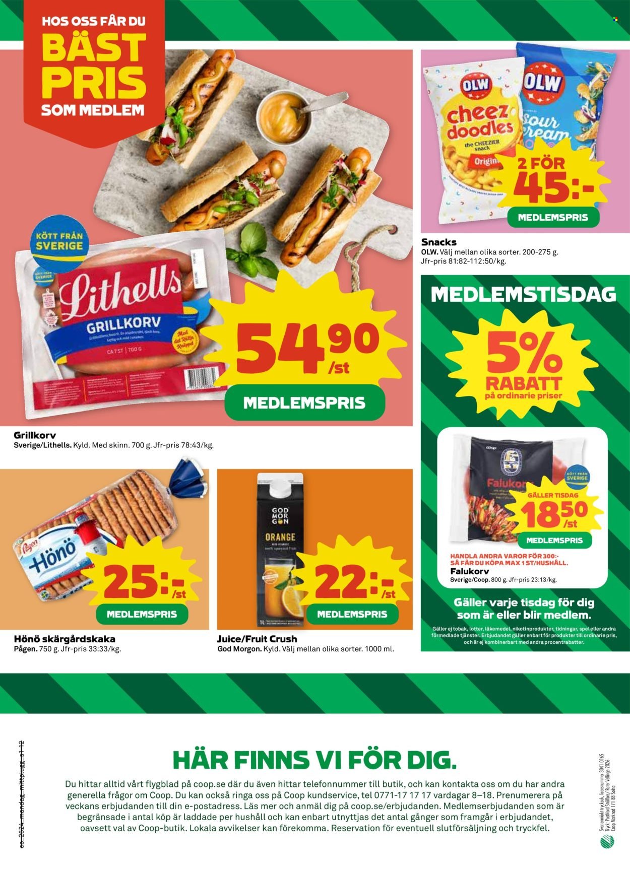 COOP reklamblad - T.o.m. måndag 08/06 2026