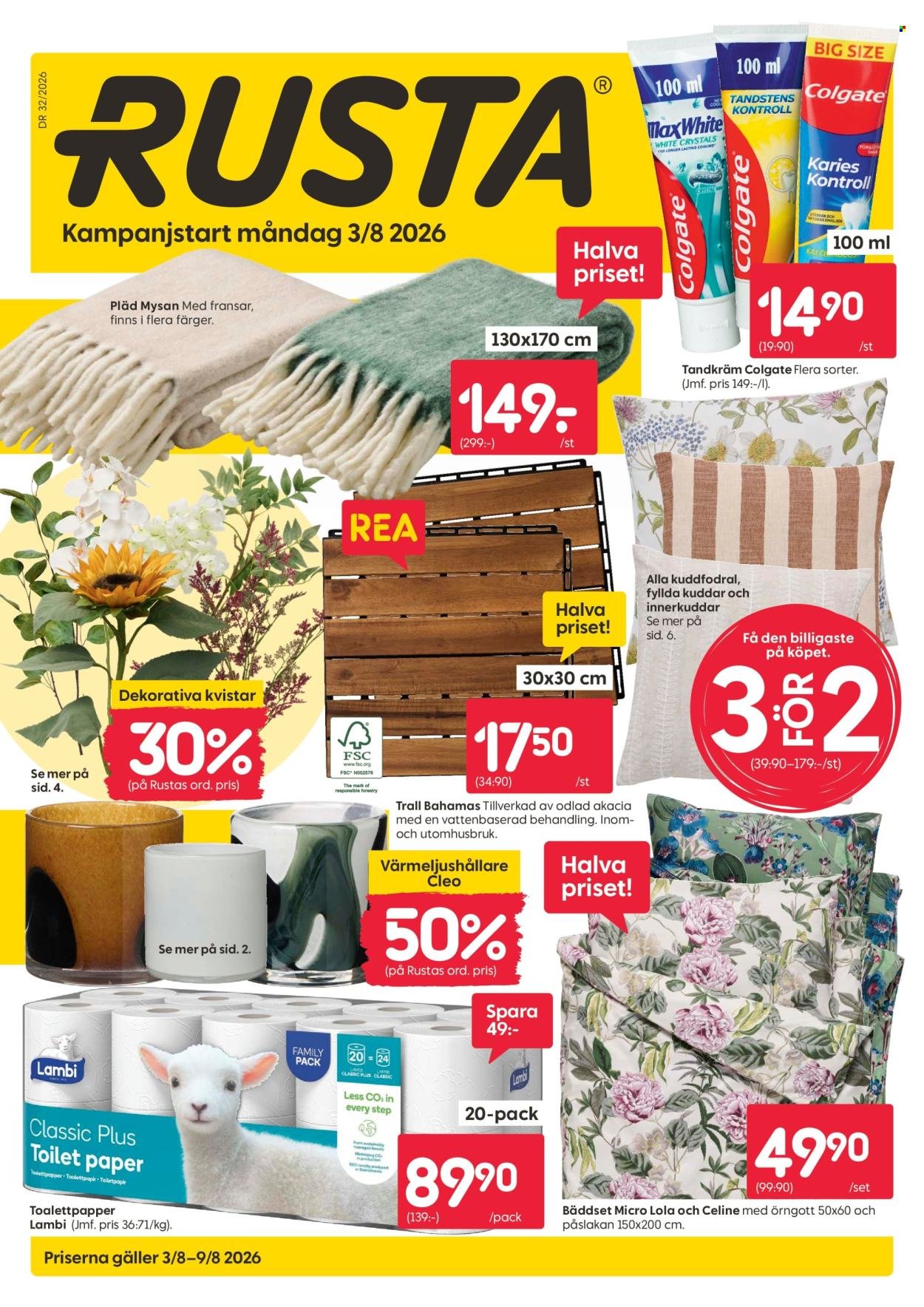 RUSTA reklamblad - T.o.m. måndag 03/08 2026