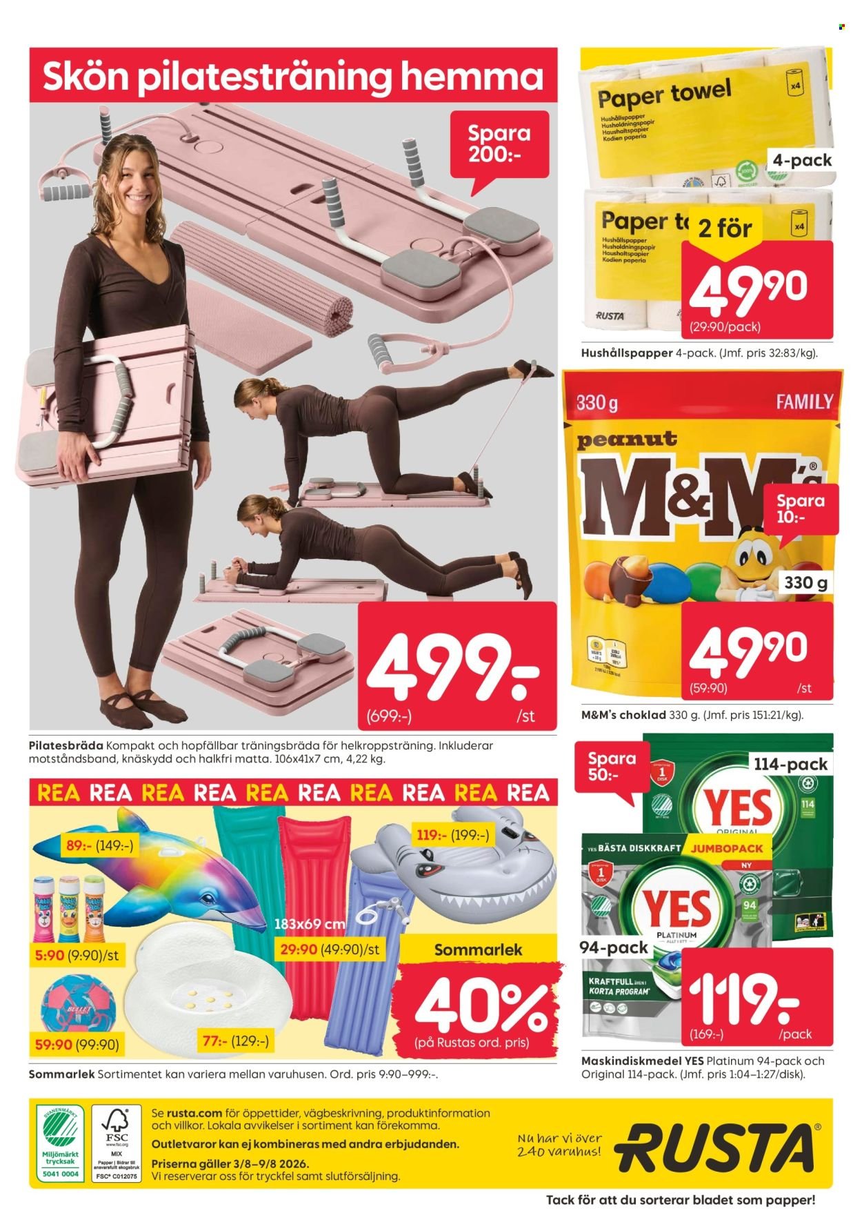 RUSTA reklamblad - T.o.m. måndag 03/08 2026
