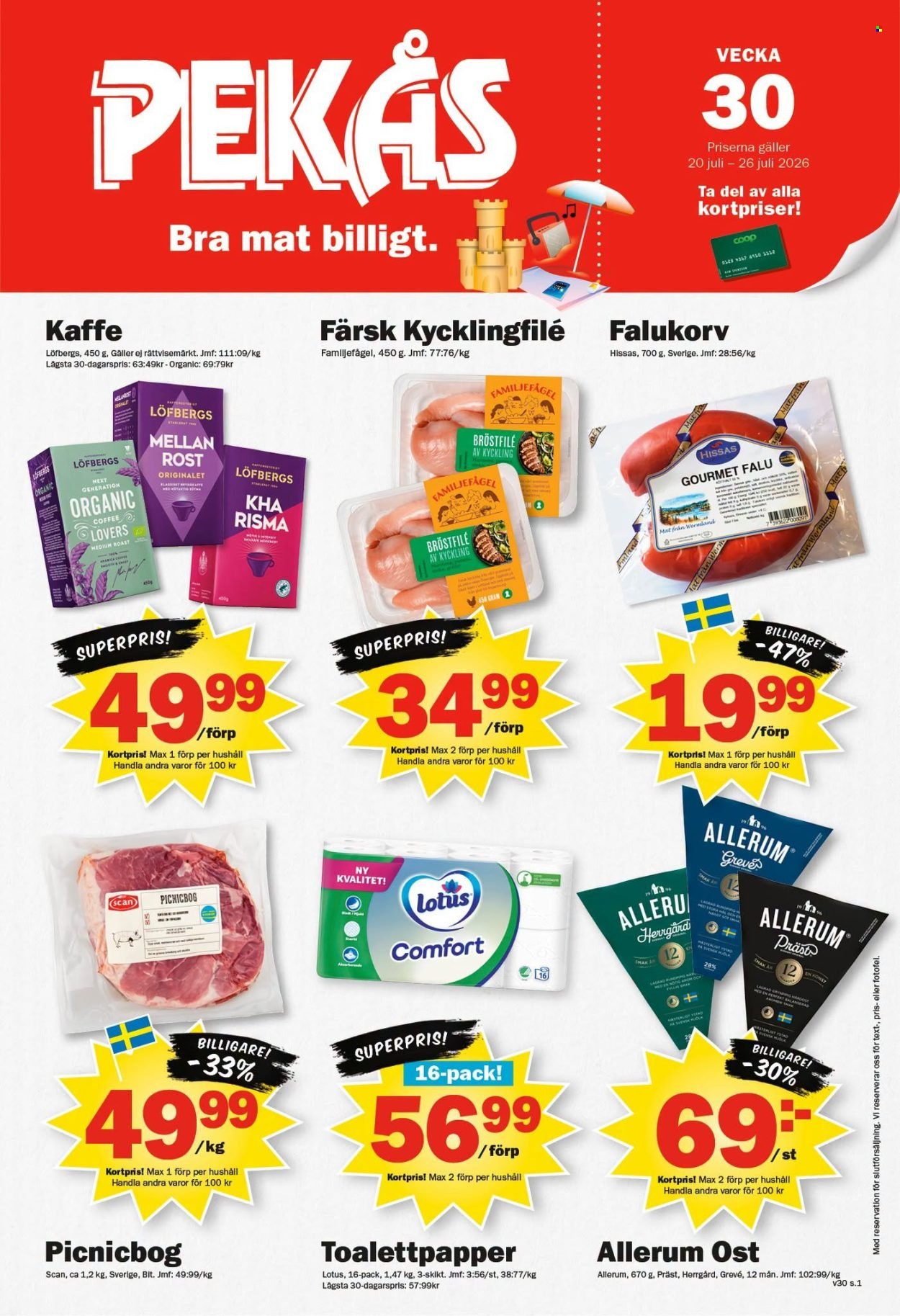 PEKÅS reklamblad - T.o.m. måndag 20/07 2026