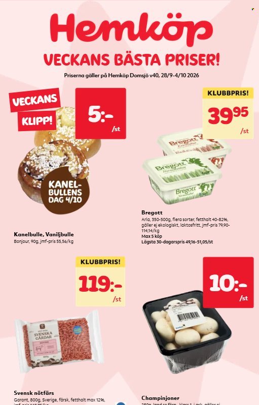 HEMKÖP reklamblad - T.o.m. måndag 28/09 2026