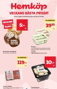 HEMKÖP reklamblad - T.o.m. måndag 28/09 2026