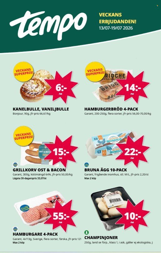 TEMPO reklamblad - T.o.m. måndag 13/07 2026