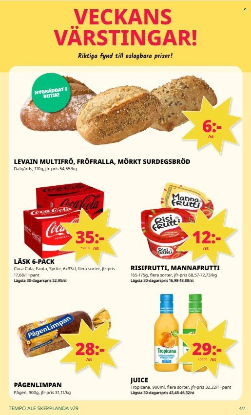 TEMPO reklamblad - T.o.m. måndag 13/07 2026