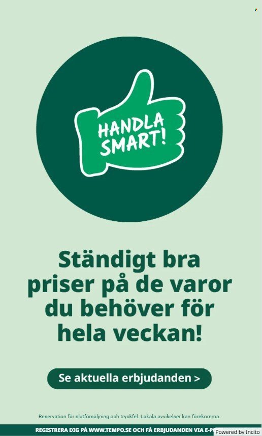 TEMPO reklamblad - T.o.m. måndag 13/07 2026