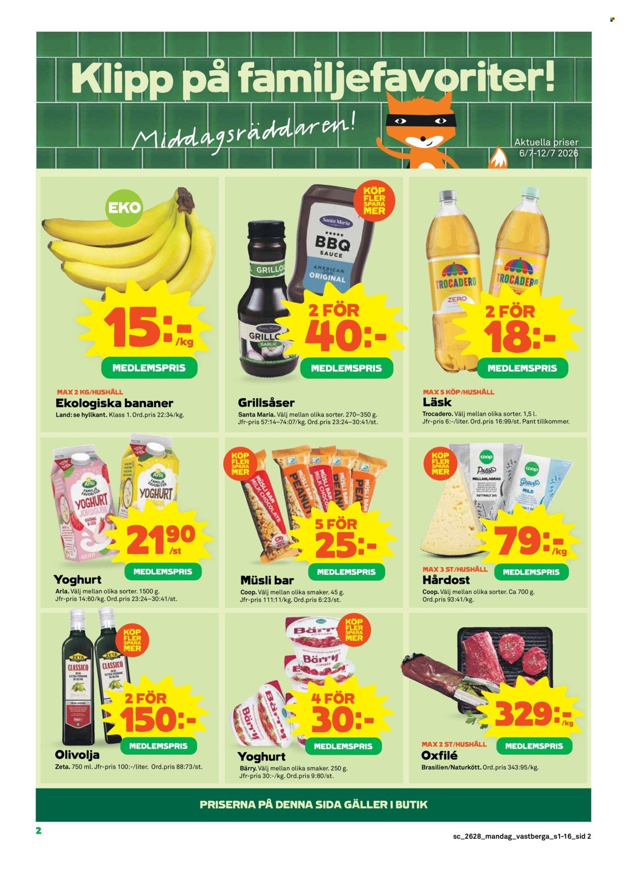 STORA COOP reklamblad - T.o.m. måndag 06/07 2026