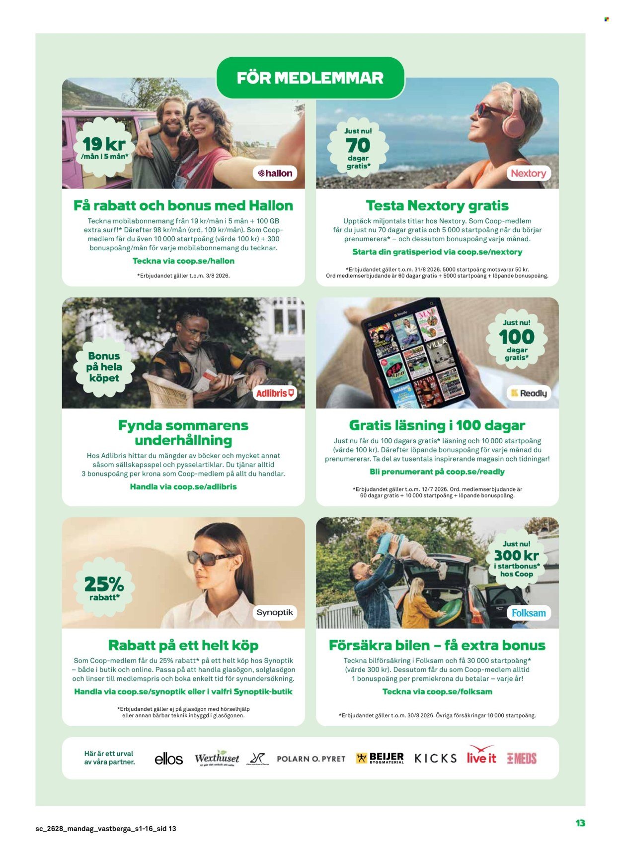 STORA COOP reklamblad - T.o.m. måndag 06/07 2026