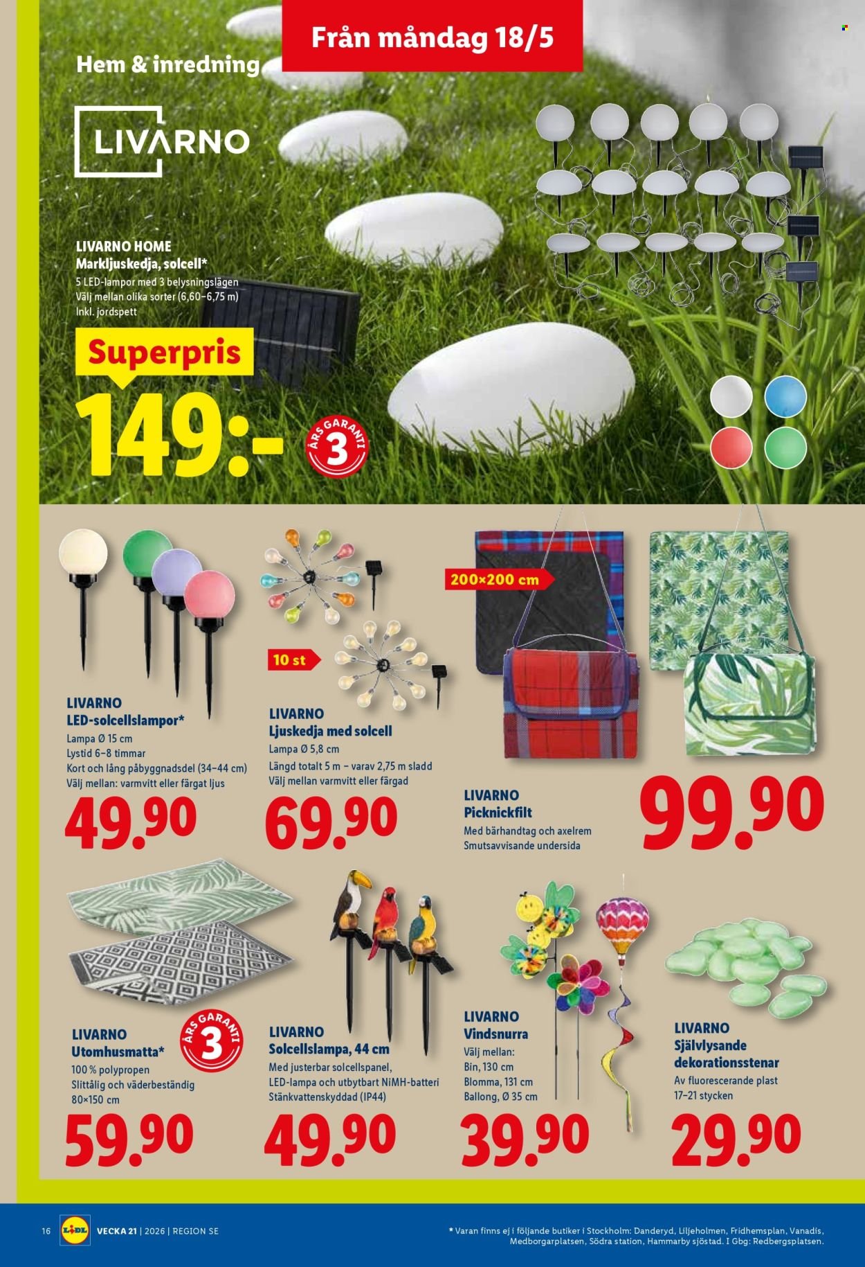 LIDL reklamblad - T.o.m. måndag 18/05 2026