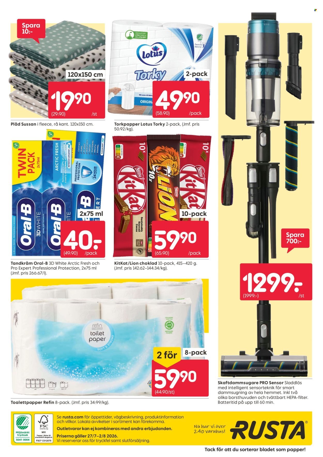 RUSTA reklamblad - T.o.m. måndag 27/07 2026