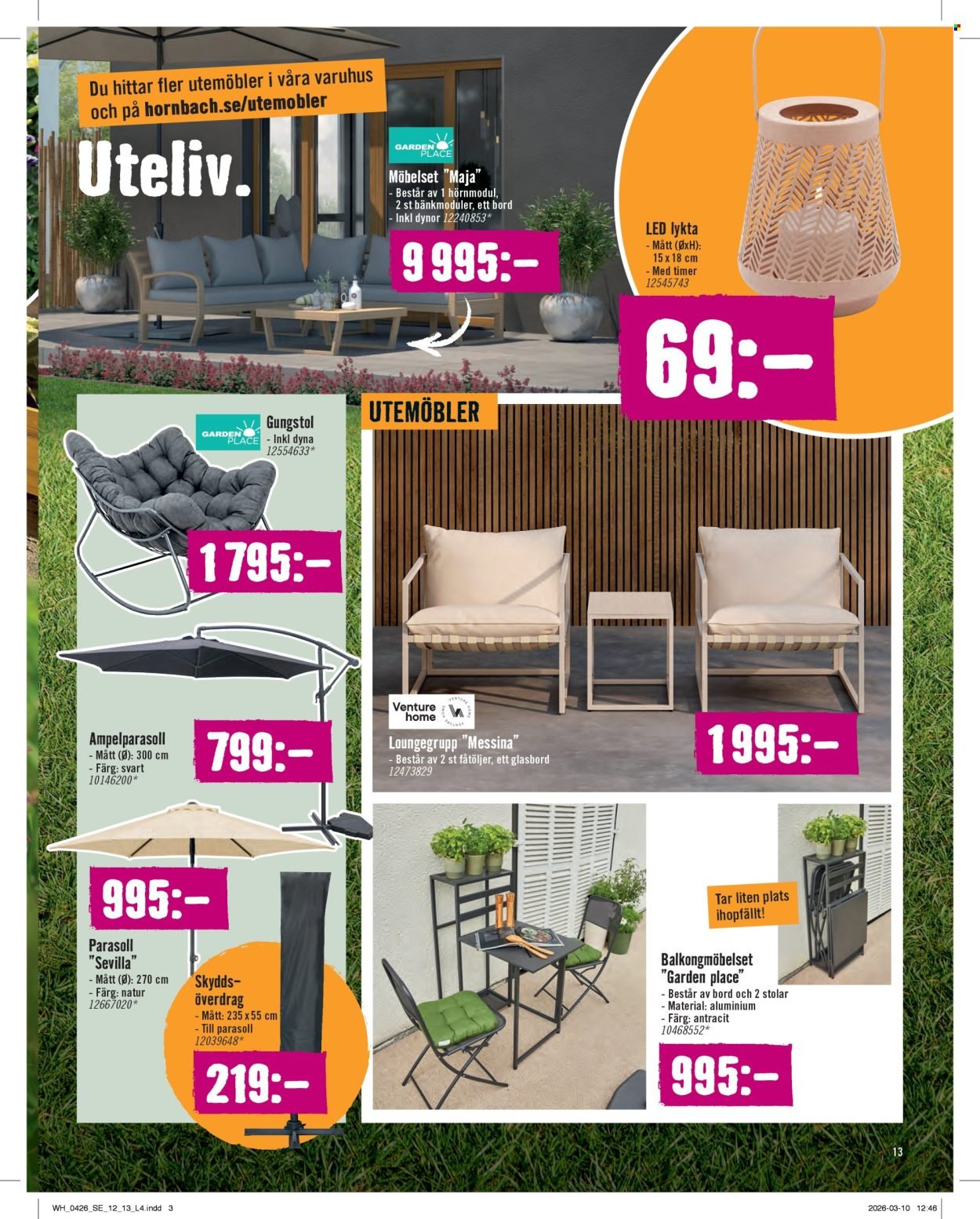 HORNBACH reklamblad - T.o.m. onsdag 01/04 2026